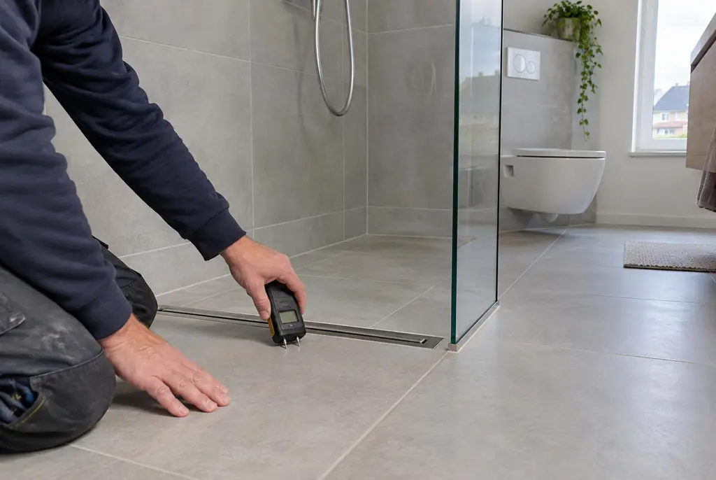 Lekdetectie Kortenhoef – badkamer in een nieuwbouwwoning